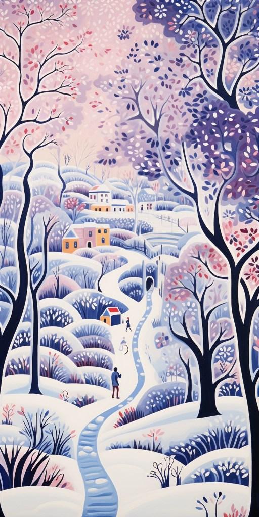 Winter Wonderland Inspired iPhone Wallpaper To