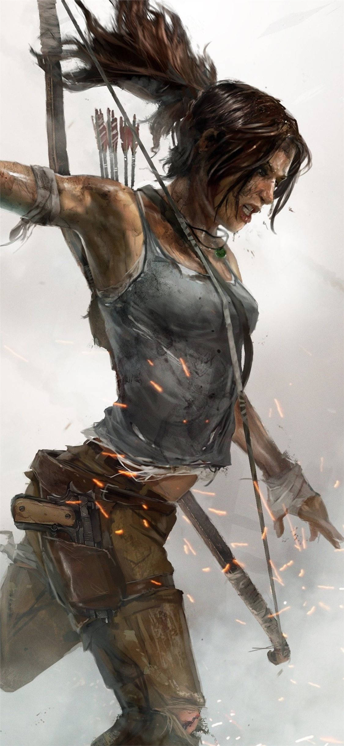 Arrow Tomb Raider iPhone Wallpaper