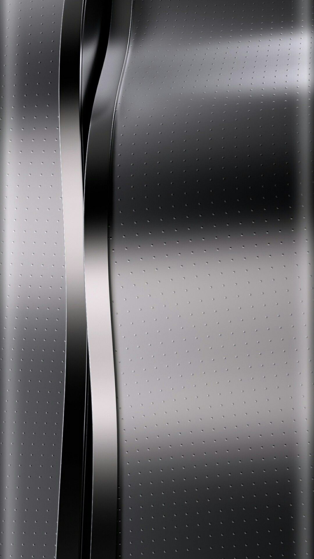 Silver And Black Chrome Wallpaper