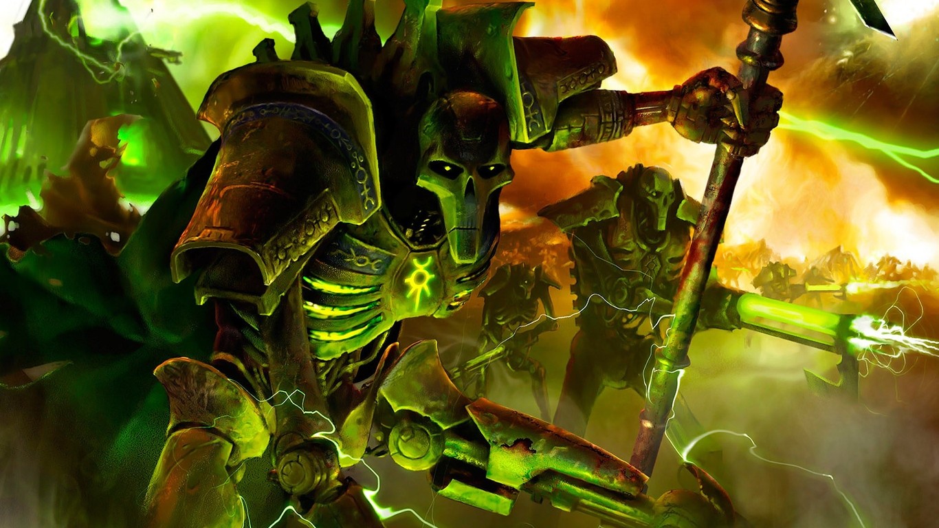 Necrons Warhammer 40k Widescreen Wallpaper