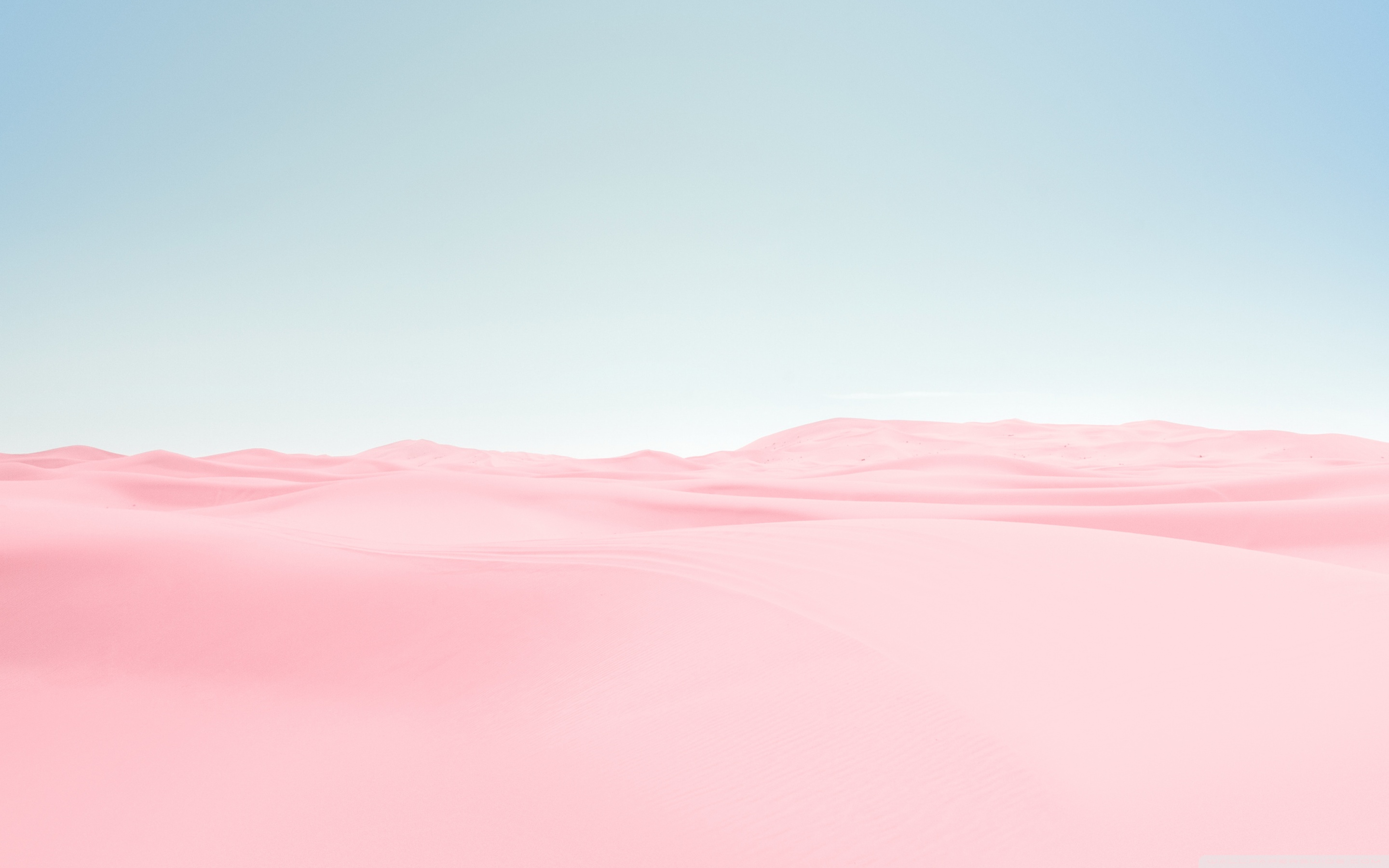 Pink Desert Blue Sky Ultra HD Desktop Background Wallpaper For 4k
