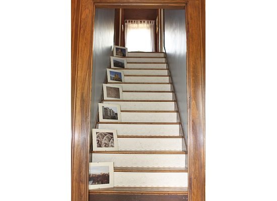 Wallpaper Border On Stair Risers Diy Project