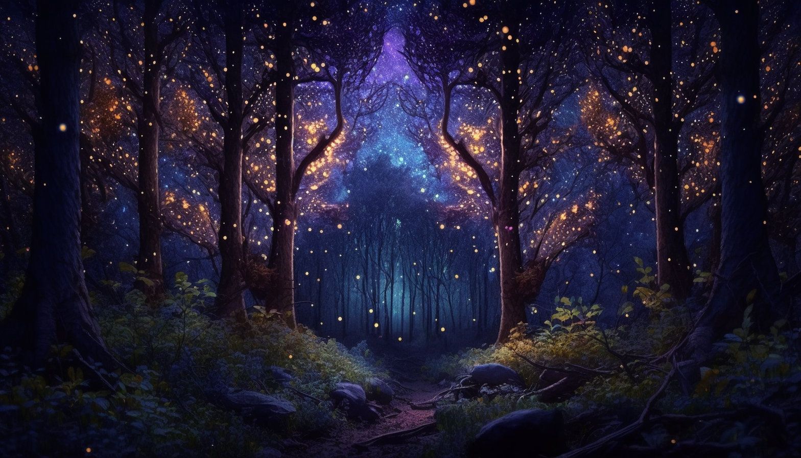 Mystical Forest Wallpaper