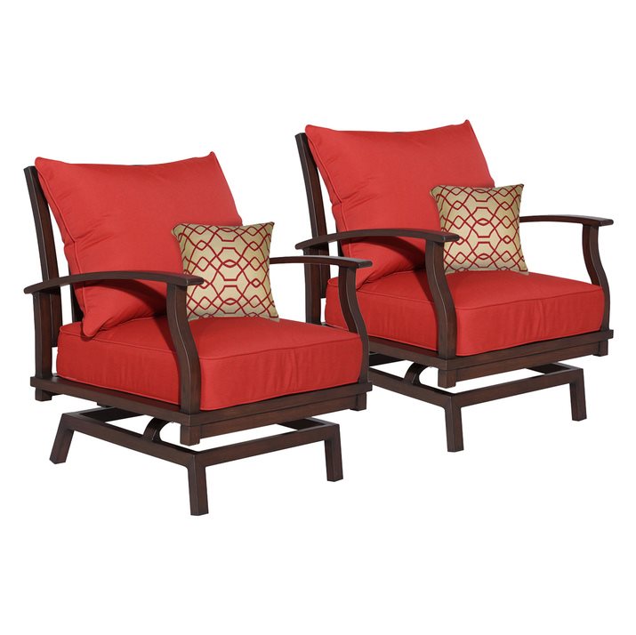 Allen Roth Gatewood Patio Motion Chair Set Of Lowe S Canada