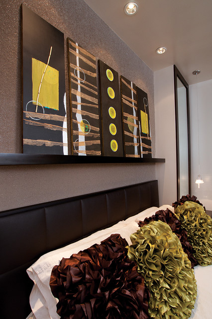 Modern Glam Bedroom Atlanta By Burns Century Interior