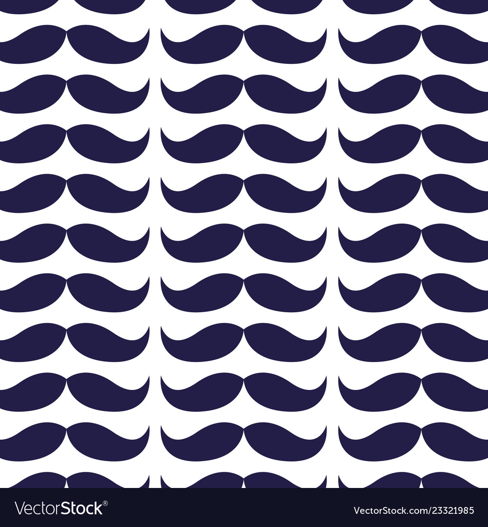 Mustaches background design Royalty Free Vector Image