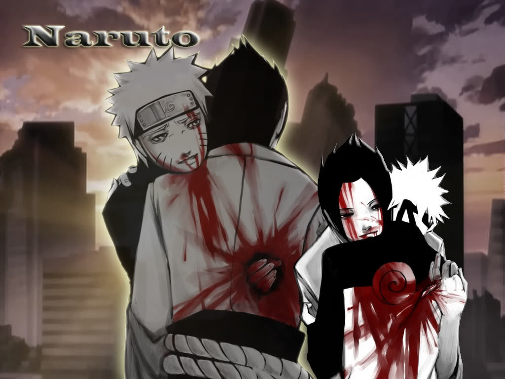 Naruto Vs Sasuke Anime All Character Wallpaper