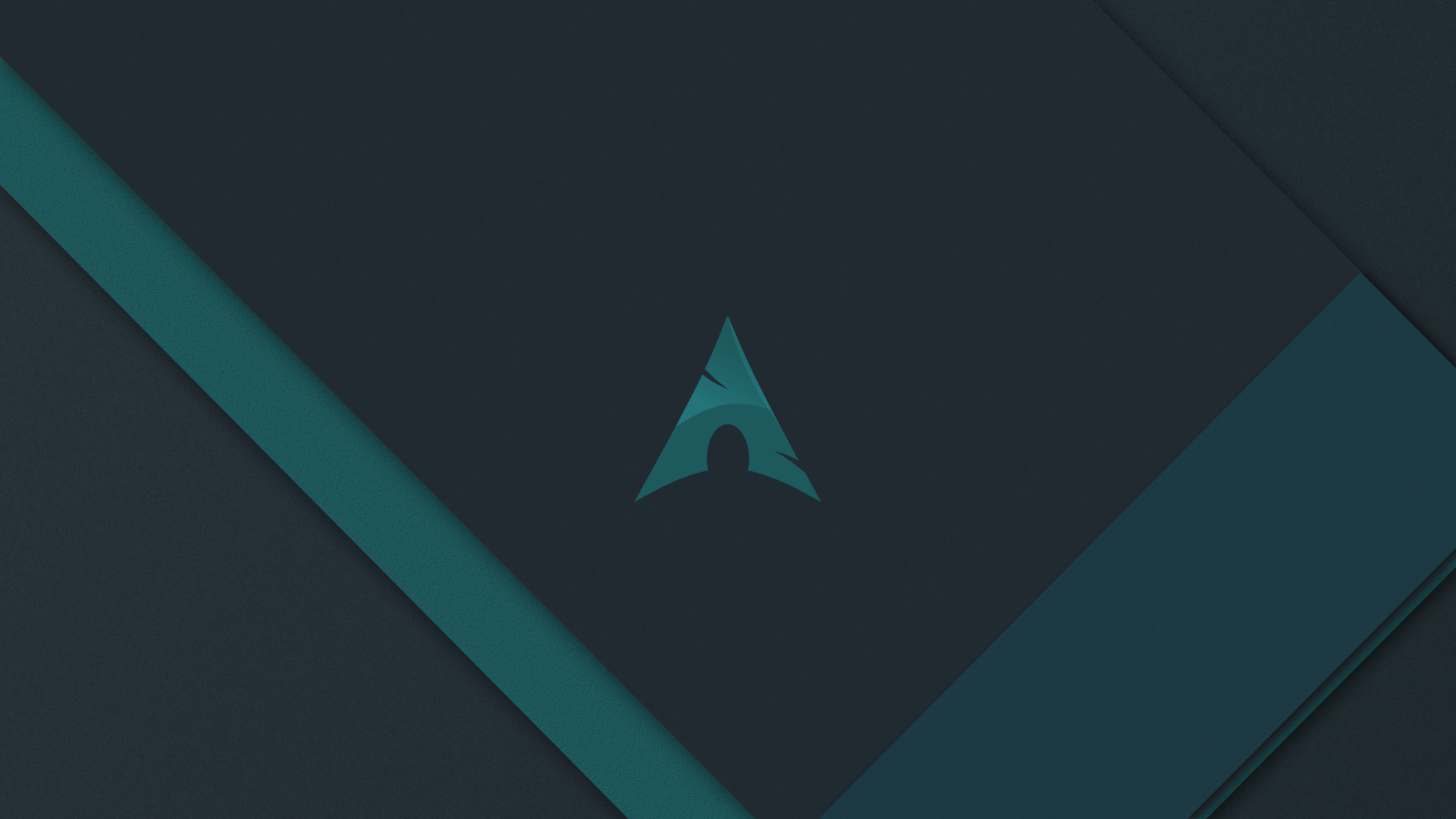 Arch Linux Logo On Adapta Background Unixwallpaper