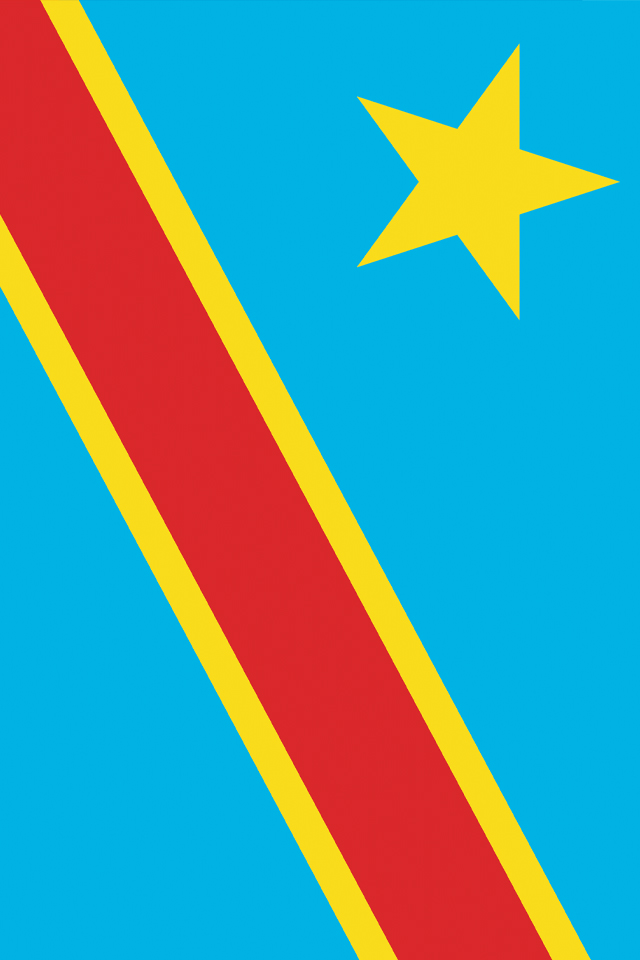Democratic Republic Of The Congo Flag iPhone Wallpaper HD