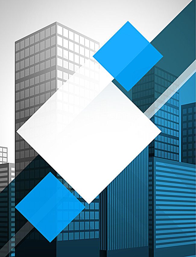 Blue Business Flyer Background Material Card Layout