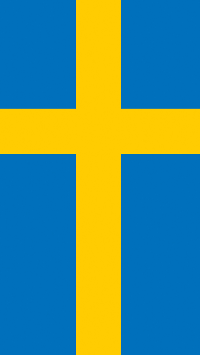 Sweden Flag iPhone Wallpaper HD