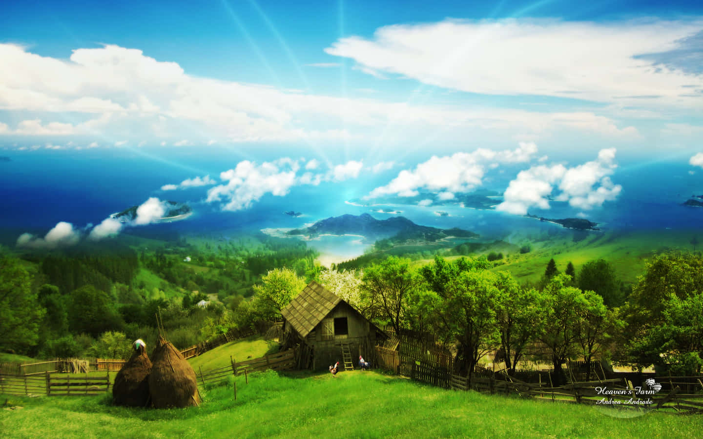 Farmhouse Desktop Wallpaper