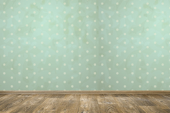 Removable Wallpaper Vintage Dots Peel Stick Self Adhesive Fabric