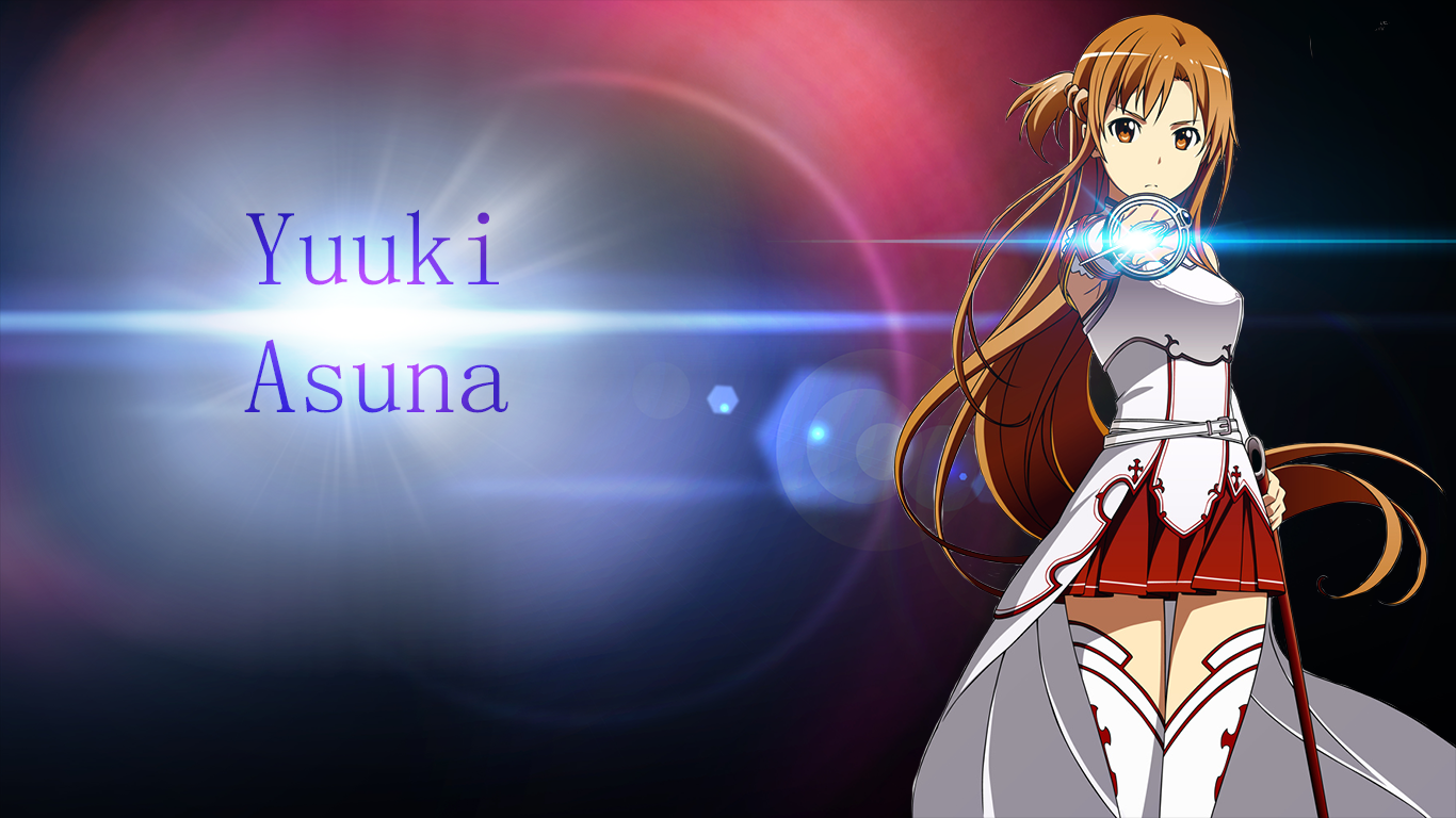 Sword Art Online Asuna Wallpaper by RoseDragonGuardian92 1366x768