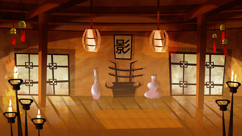 Background Art Samurai Dojo