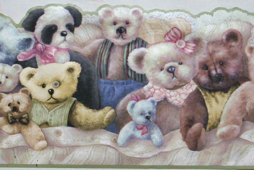 Wallpaper Borders For Nursery Teddy Bear Border