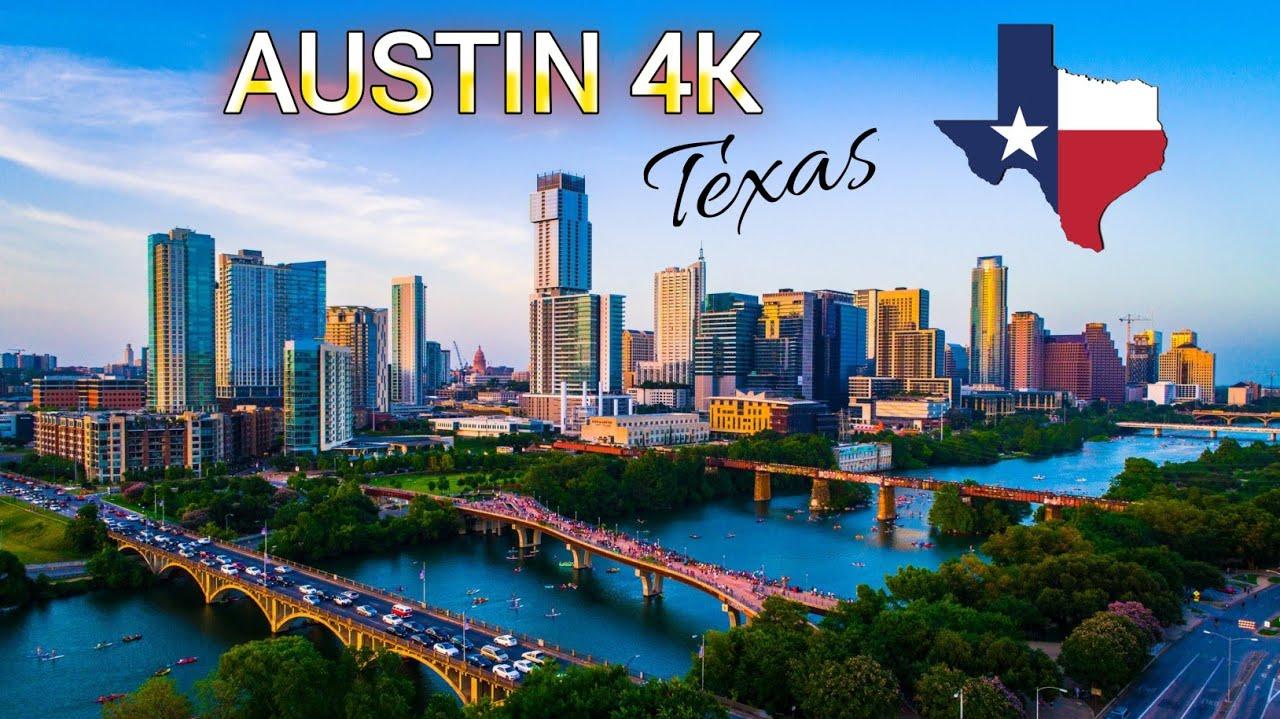 Austin Texas 4k Drone Footage