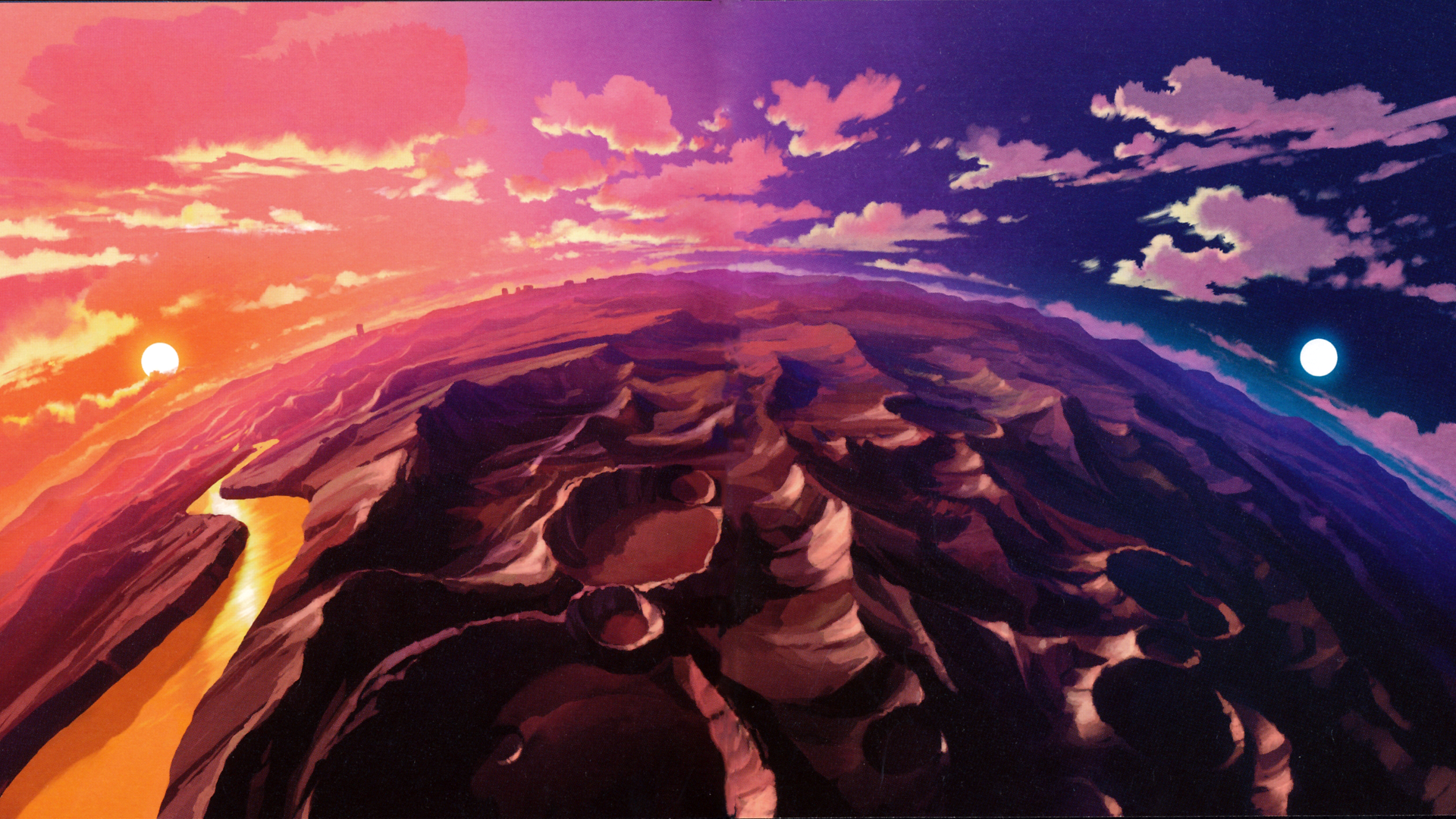 Planet Tengen Toppa anime Gurren Lagann wallpapers and