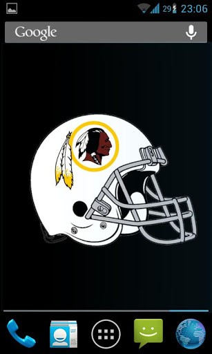 Bigger Redskins Helmet Live Wallpaper For Android Screenshot