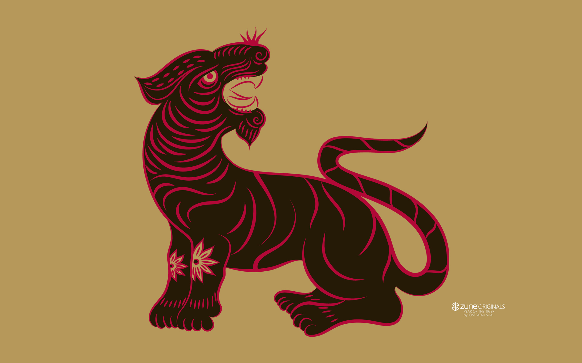 Year Of The Tiger Chinese Zodiac Wallpaper