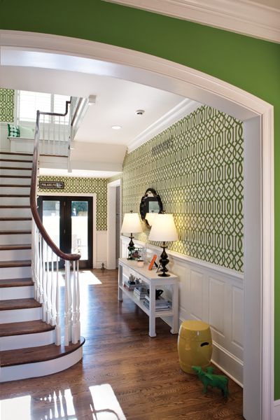 Trellis Wallpaper From Kelly Wearstler S Collection Love The Green