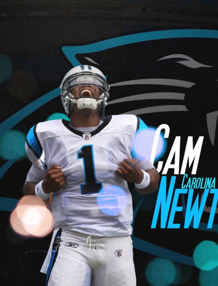 Cam Newton Of The Carolina Panthers Wallpaper For Nook HD