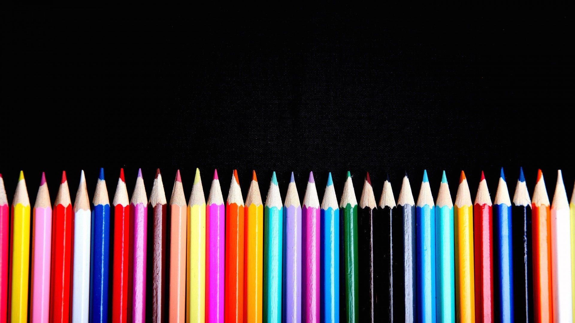 Pencils Image Colored HD Wallpaper And Background Photos