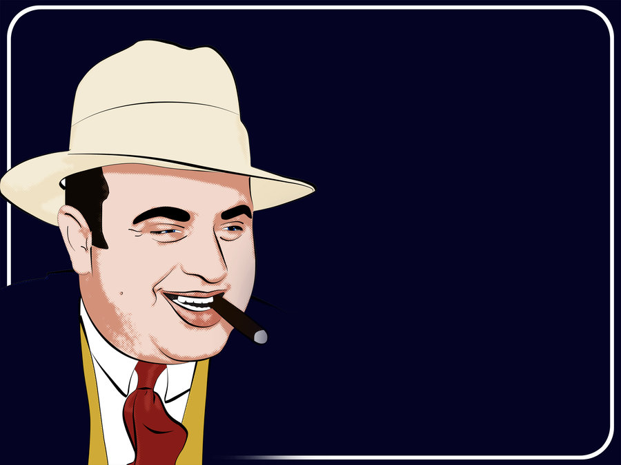 Al Capone Pop Art By Liquidsouldesign