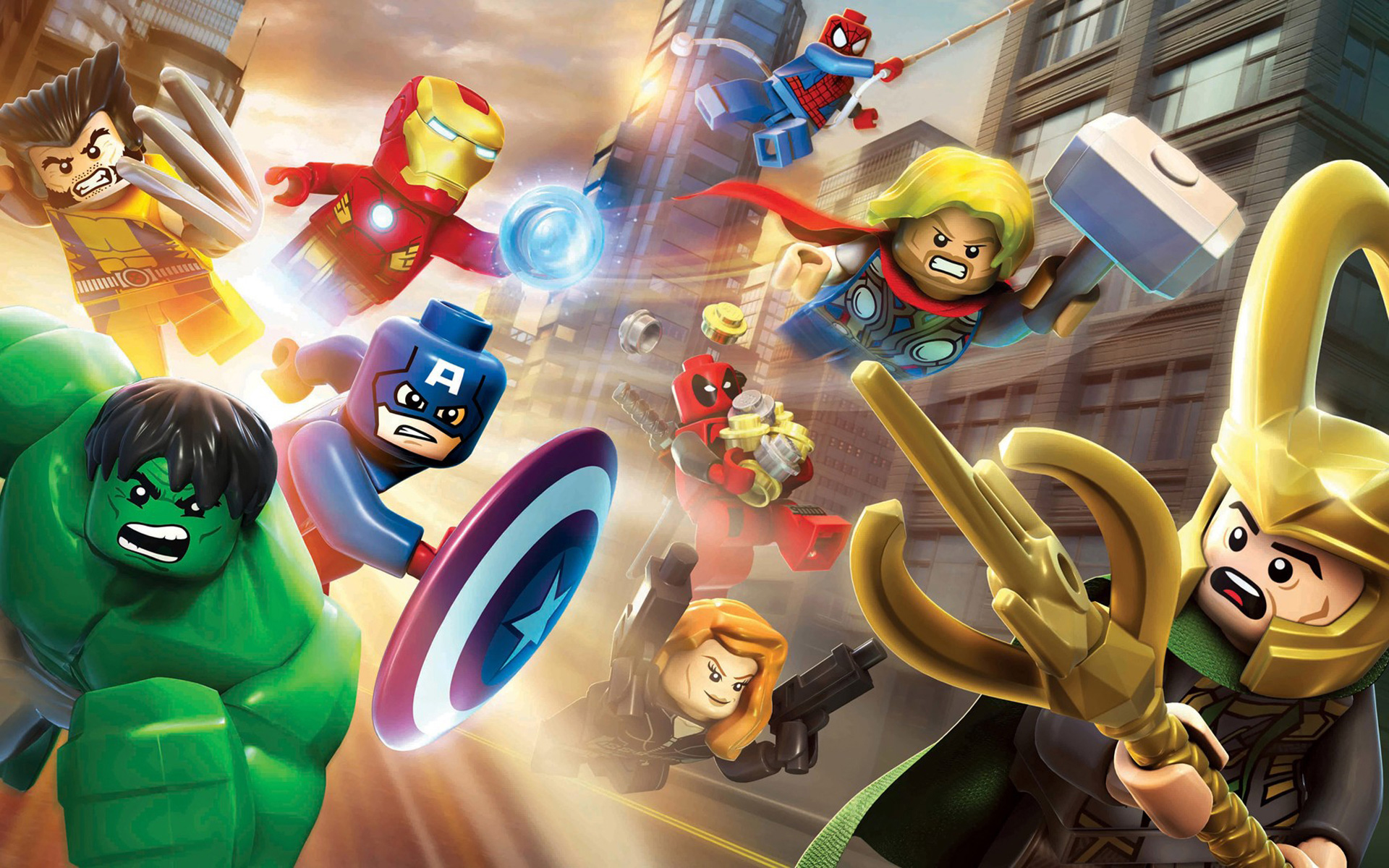 Lego Marvel Super Heroes HD Wallpaper