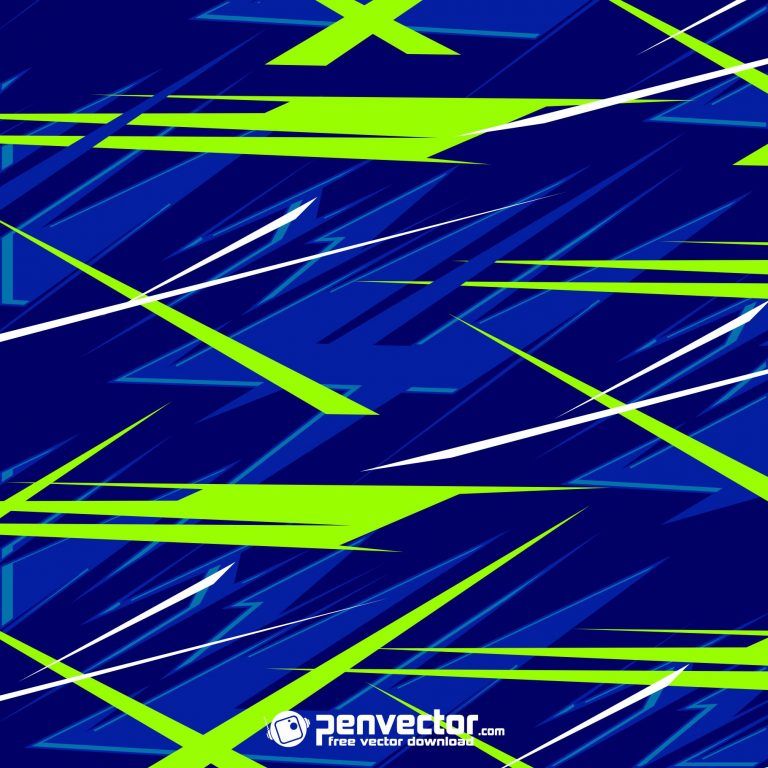 Racing Stripes Streaks Abstract Blue Background Vector