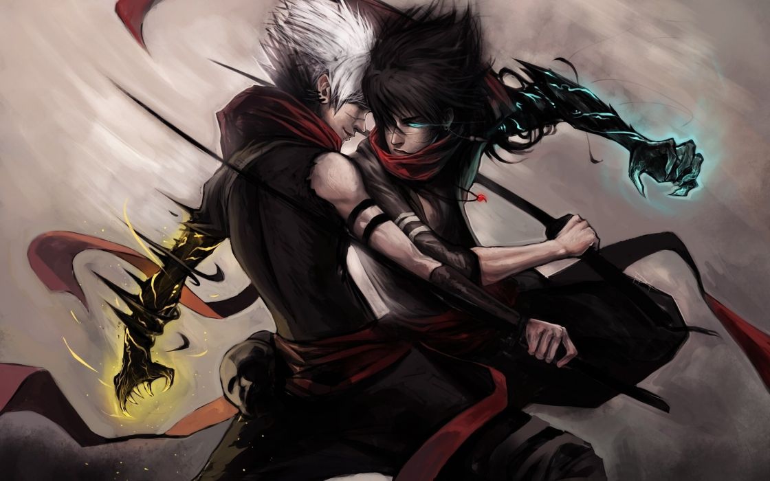 Ying Yang Fighting Fantasy Wallpaper