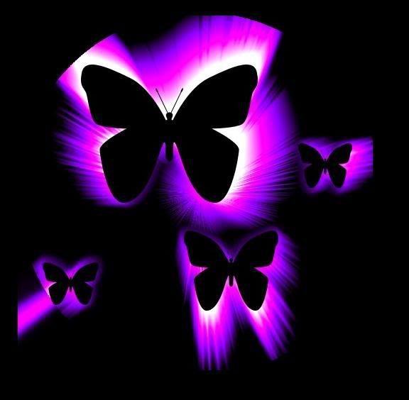 Neon Backgrounds for Girls Purple Neon Butterflies Graphics Code
