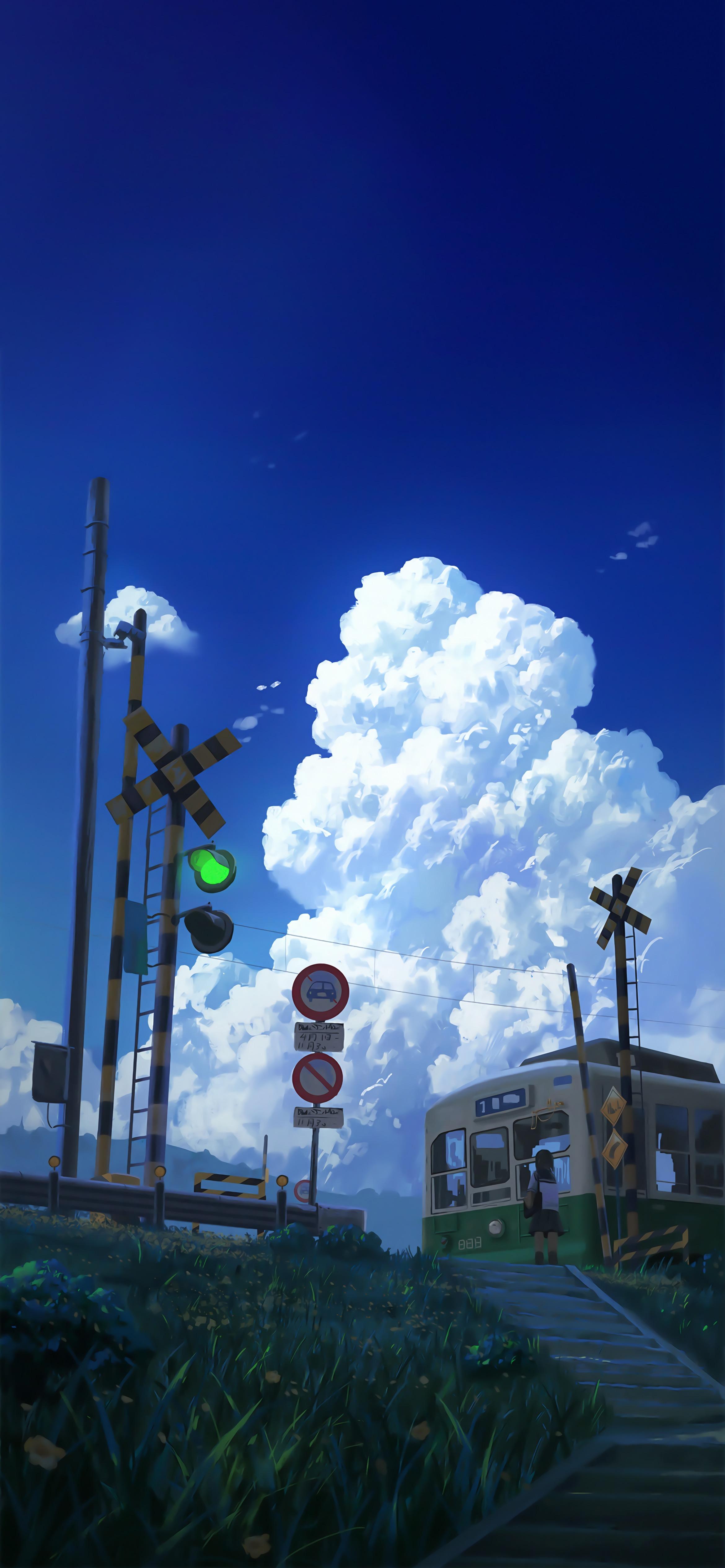 Anime Environment Phone Wallpaper 4K