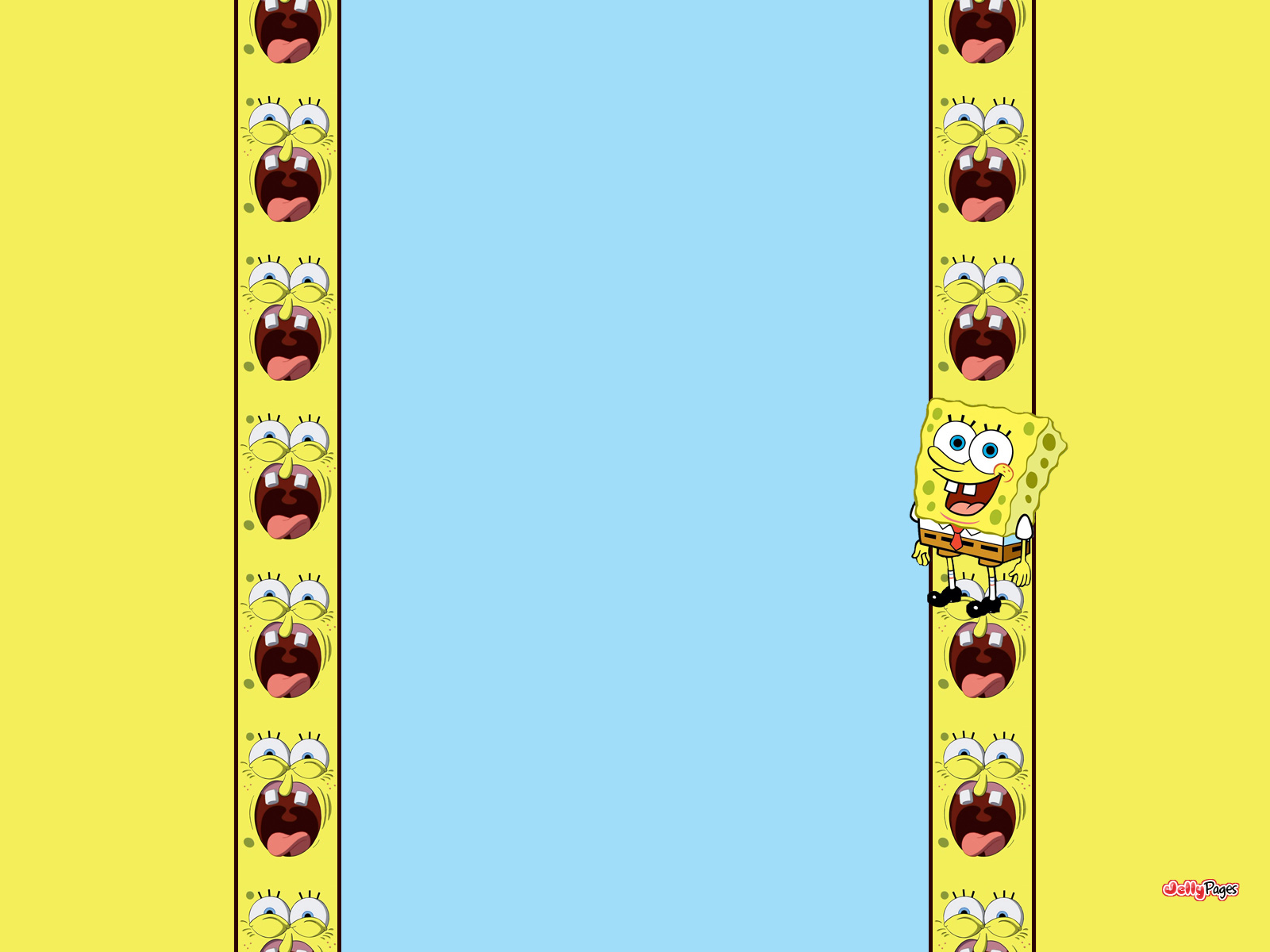 Spongebob Squarepants Ger Layout Template Background