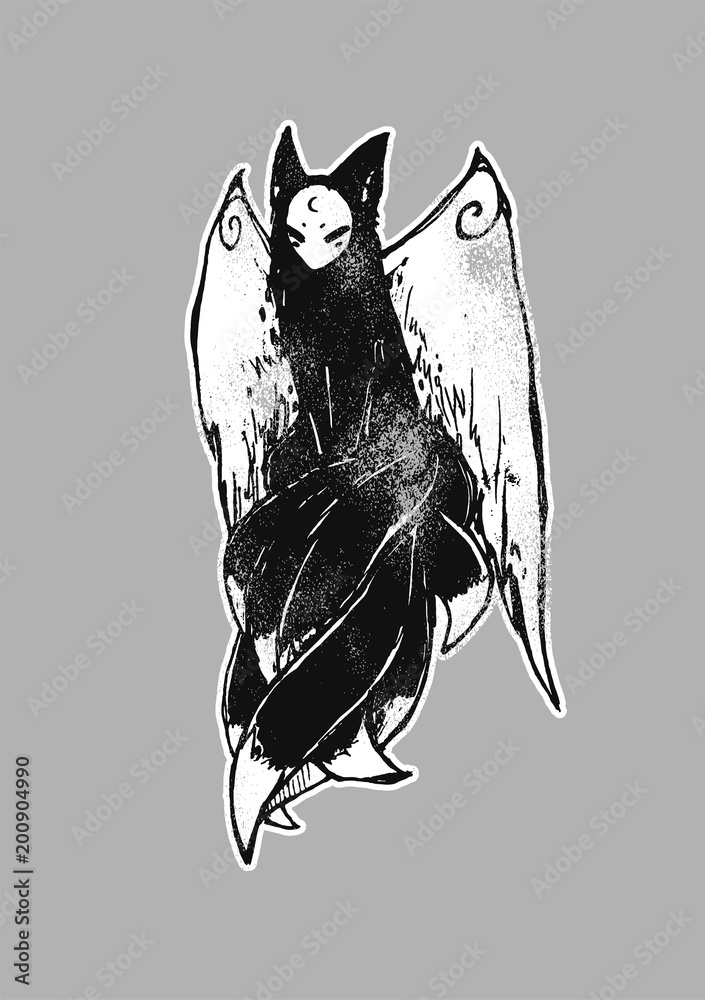 Kitsune Fox With Wings And Nine Tails Japanese Mythology Magic