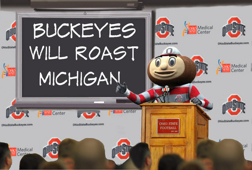 Brutus Says Buckeyes Will Roast Michigan Wallpaper Photos