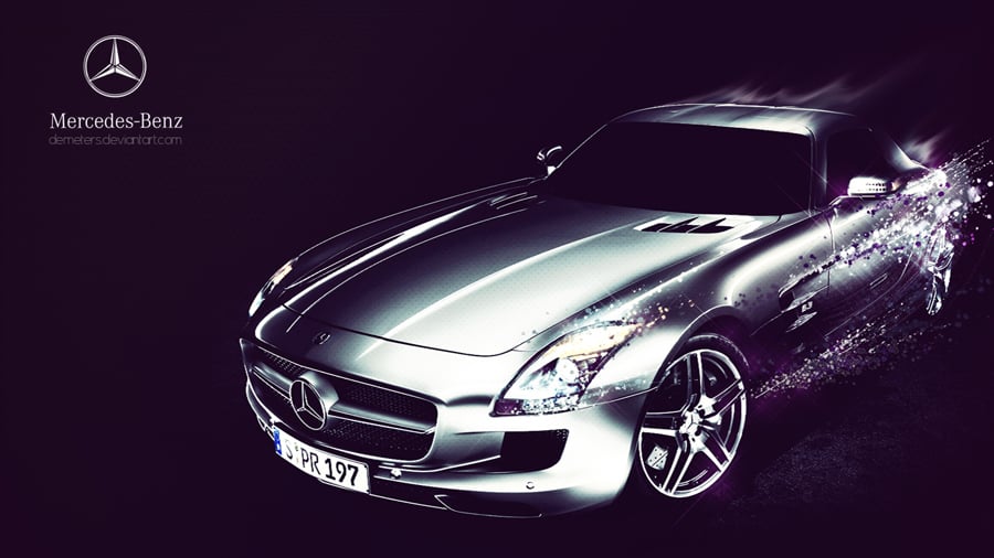 Mercedes Benz SLS AMG Wallpaper Pack by demeters on