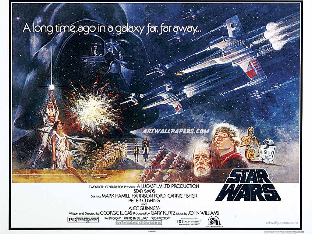 Star Wars A New Hope Poster Wallpaper Background Image Pictures