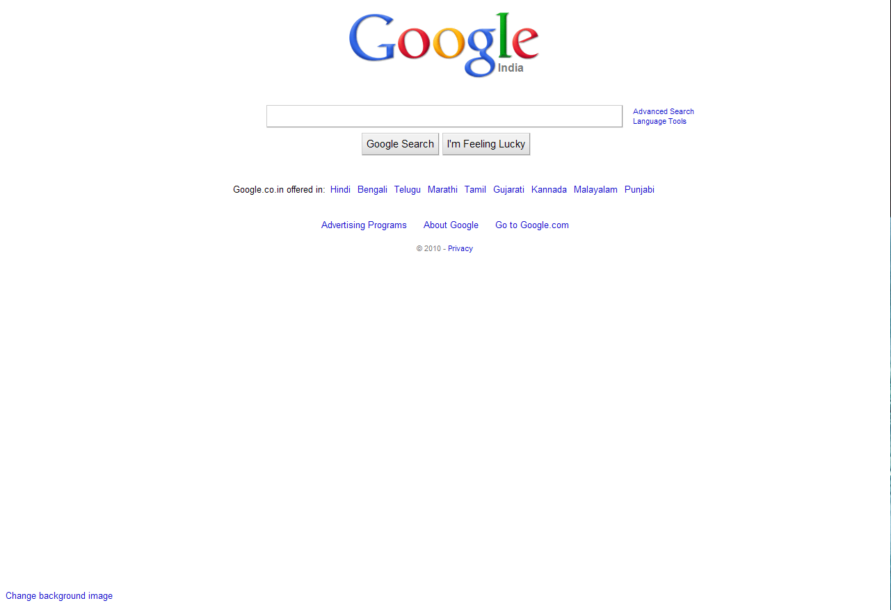 www google homepage download