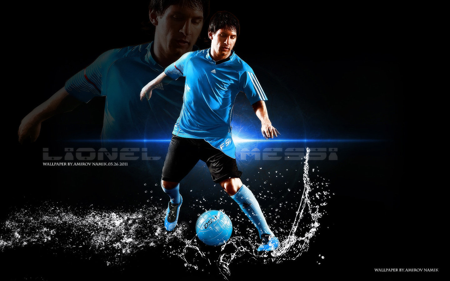 Messi In Adidas Wallpaper