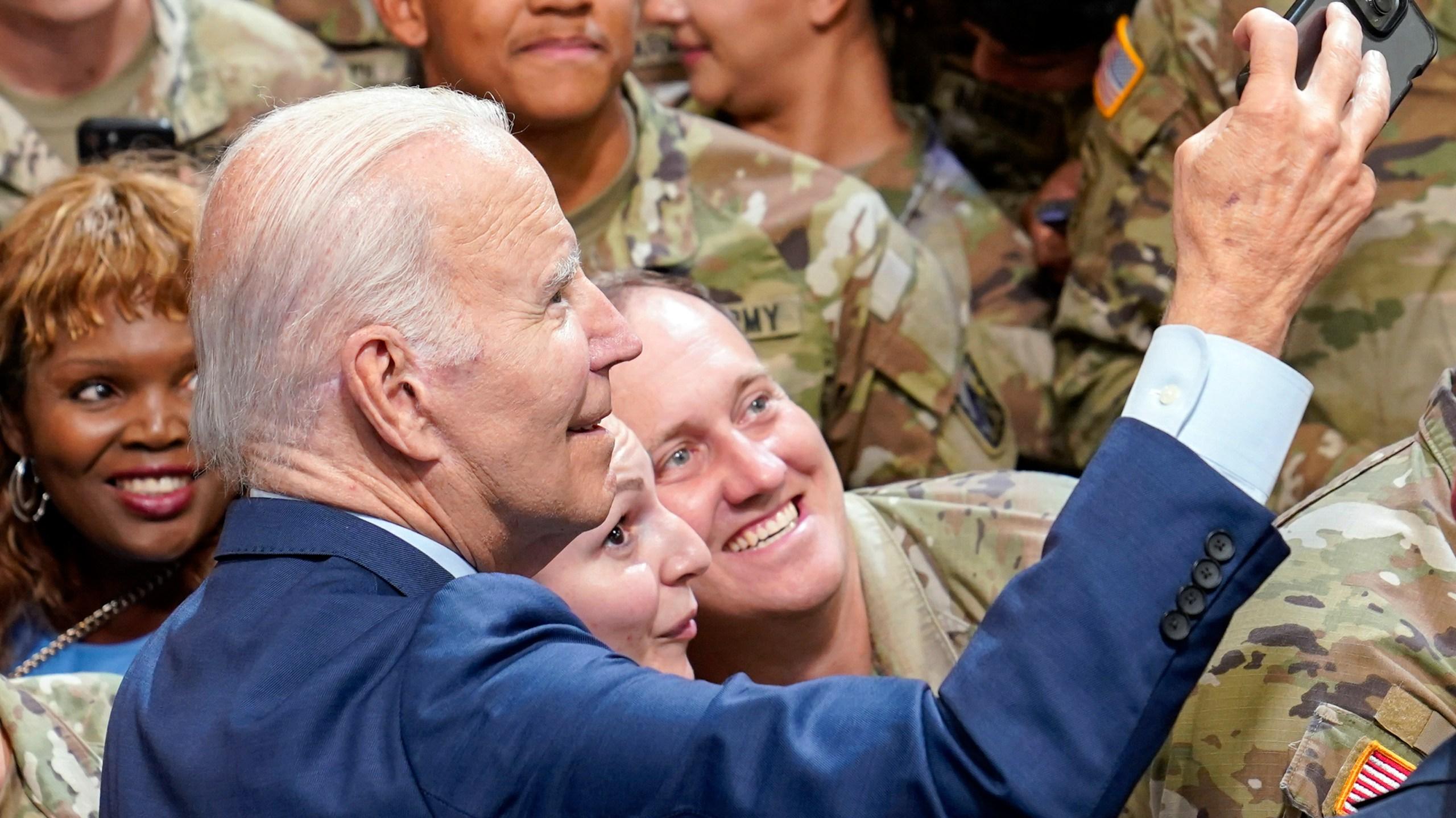 As Biden visits renamed NC military base DeSantis slams