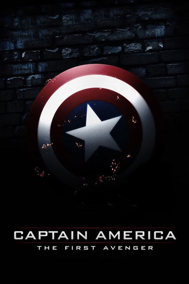 For iPhone Cartoons Wallpaper Captain America I4