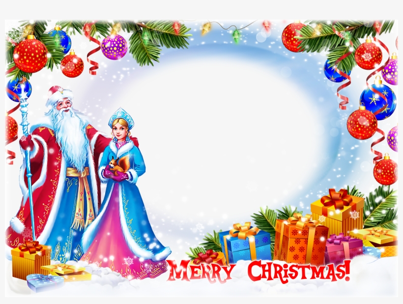 Merry Christmas Frame Png Clipart Desktop Wallpaper