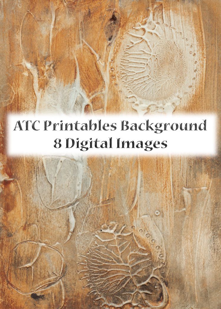 Painted Paper Background Atc Grunge Distressed Printable