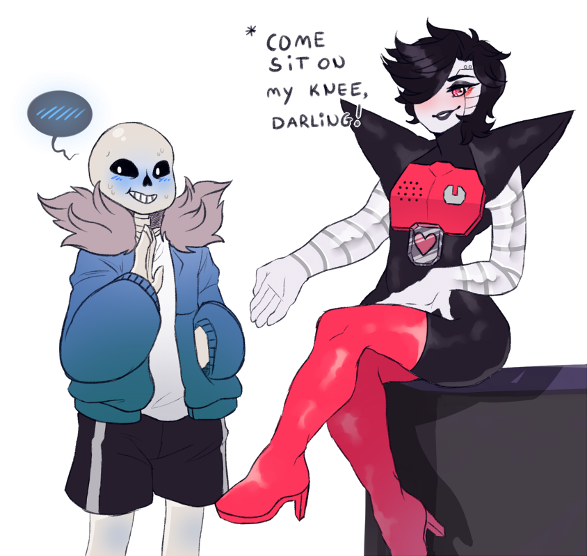 Free download Mettaton x Sans by CorruptGlitch on [844x800] for your ...