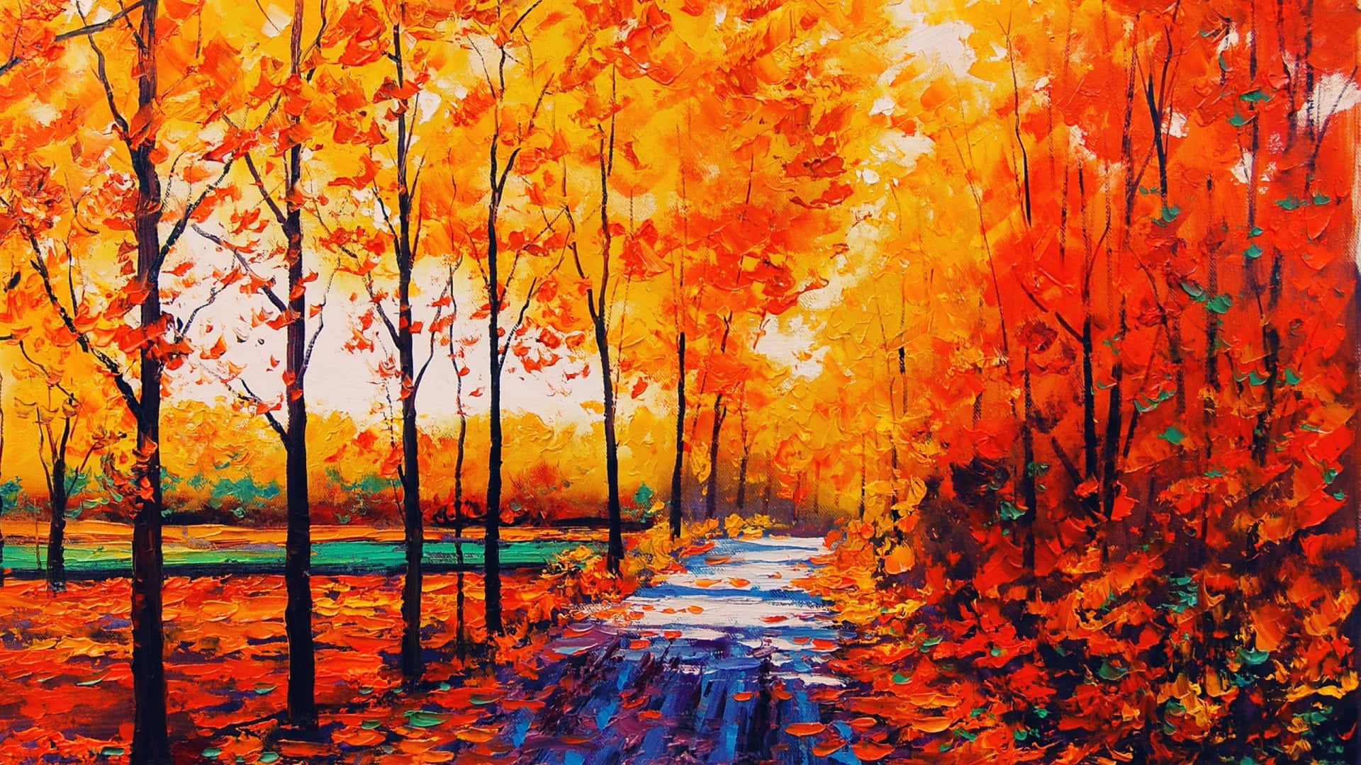 Oil Painting Wallpaper