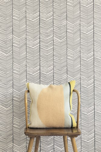Ferm Living Shop Herringbone Wallpaper Is Creative Inspiration For