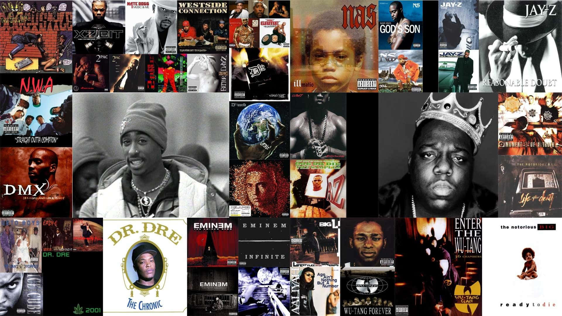 Rapper Collage Wallpaper