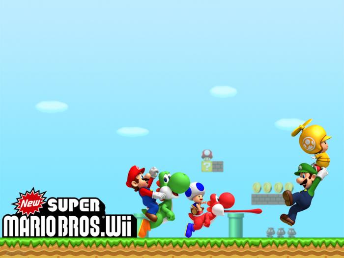 New Super Mario Bros Wii Wallpaper Descargar