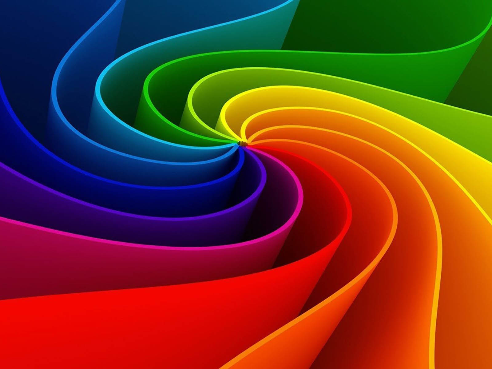 Wallpaper Abstract Rainbow Colours